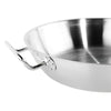 Paella Pan - Stainless Steel – Ø 360 mm – Height: 75 mm - 8L - Induction Compatible