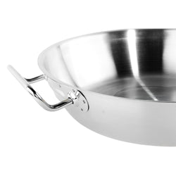 Patelnia do Paelli ze stali nierdzewnej - Ø 400 mm - wysokość 80 mm - 