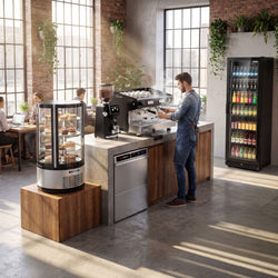 Lodówka na napoje - 739 litrów - konstrukcja bezramkowa - 1 szklane drzwi