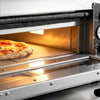 Elektryczny piec do pizzy – 4+4 x 30 cm – manualny – wraz z podstawą