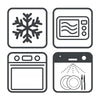 (6 sztuk) PEUGEOT | APPOLIA - Naczynie ceramiczne do zapiekania - kwadratowe - ecru - 180mm
