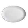 (6 szt.) CLASSICO - Półmisek - owalny - Porcelana - 320x243mm - Biały