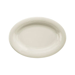 (12 sztuk) SEMPRE – Talerz/ półmisek – owalny – długość: 230 mm – kremowy