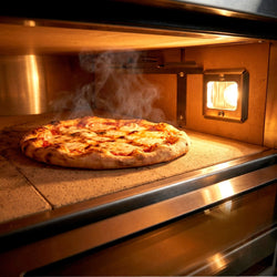 (2 szt.) Elektryczny Piec do pizzy - 2 x 6 x Ø30cm (Głęboki) - Manualne - z ramą nośną