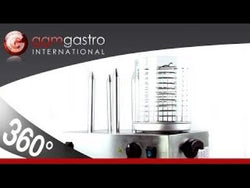 Urządzenie do hot-dogów - 1,1kW - z 4 bolcami do bułek