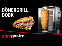Gazowy Opiekacz do kebaba - 3 palniki - max. 40kg