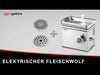 Meat mincer – electric – size 22 – 350 kg/h – 1.1 kW – with cooling