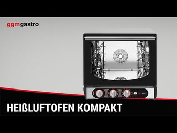 Piec konwekcyjny KOMPAKT - manualny - 4x GN 1/1 lub EN 60x40 - z wtryskiem wody