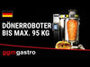 Gas Automatic Doner Kebab Grill - 4 Burner - up to 95kg - 10.64kW