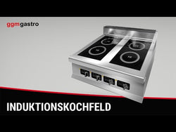 Induction cooker - 12 kW - 4 hotplates