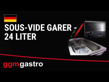 Kuchenka dla urządzeń do gotowania w próżni - 24 litry - 700 W - z zaworem spustowym & pokrywą