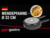 Double-sided pan – aluminium – Ø 320 mm – height: 60 mm