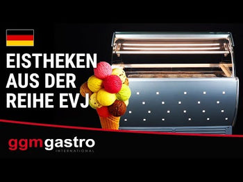 Lada na lody - LUCA - 1060mm - konwekcyjne - z oświetleniem - dla 7x 5 litrowych pojemników na lody