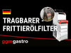 VITO | Commercial Portable Fryer Oil Filter – 40 L/min Auto Filtration – for fryers up to 12 L