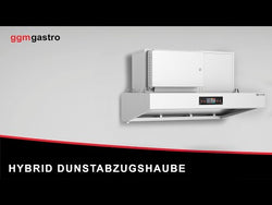 Hybrydowa okap kuchenny - 1600 mm - 98% skuteczność oczyszczania powietrza - z funkcją Smart Touch - LED