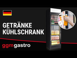 Chłodziarka do napojów - 145 litrów - bezramkowy design - z 1 szklanymi drzwiami & wyświetlaczem reklamowym - Prime Gastro