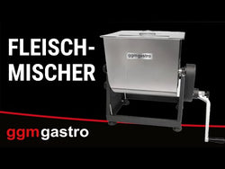 Electric meat mixer 22-28 liters - 25 kg - 1.2 kW - including meat grinder - 450-480 kg/hour