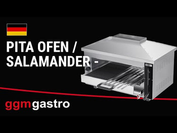 piekarnik gazowy do pity/ salamander gastronomiczny - 13,2 kW