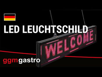 Podświetlana tabliczka LED – Welcome – możliwość indywidualnego dostosowania