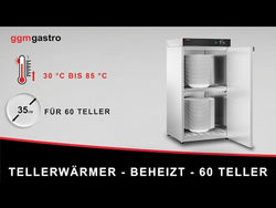Plate warmer - heated - 60 plates
