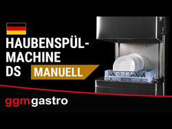 Pass-through dishwasher - Manual - 6.52 kW - with detergent &amp; rinse aid pump
