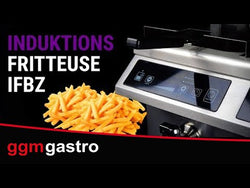 Induction fryer - 8 liters - 3.5 kW - drain tap