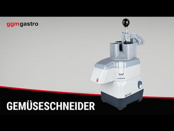 Elektryczna kompaktowa krajalnica do warzyw - 735 W - włącznie z 4 tarczami do krojenia/tarcia - pokrywa na zawiasach - Prime Gastro