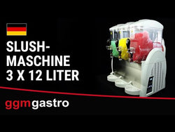 Slush Machine - 3x 12 Liters - Black
