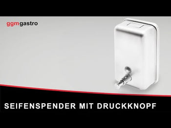 Dozownik mydła z przyciskiem - 1000 ml - stal nierdzewna - Prime Gastro