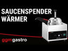 Sauce dispenser – heated – 550 W – with heated spout – for cheese and chocolate