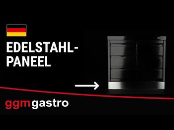 Szafka robocza ze stali nierdzewnej PREMIUM – 1800 x 600 mm – z 3 szufladami po lewej stronie - Prime Gastro