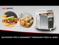 Piekarnik do pieczenia płaskich chlebków, tureckiej pizzy i lavas – obrotowy – do 20 chlebków na minutę