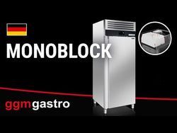 PREMIUM stainless steel bakery freezer - EN 60x40 - with 1 door