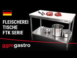 Stół do obróbki mięsa PREMIUM - 1,6 m - blat: 40 mm