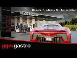 Lada kasowa TORONTO - 600 mm - czarny panel przedni - oświetlenie LED - Prime Gastro