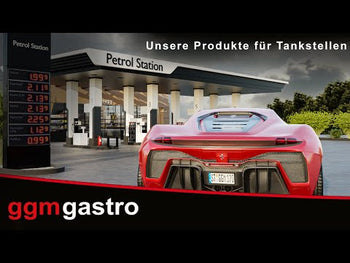 Lada kasowa TORONTO - 600 mm - czarny panel przedni - oświetlenie LED - Prime Gastro