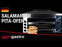 Gas oven for pita bread / gastronomy salamander PRO - 13.2 kW - Water bath