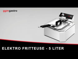 Frytownica elektryczna jednokomorowa nastolna - 5L - 3,75kW