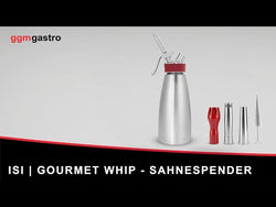 ISI | Gourmet Whip – dozownik śmietanki – 1,0 litra – stal nierdzewna