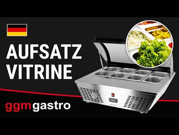 Witryna chłodnicza stołowa/ witryna nadstawna - 67 litrów - 760 mm - dla 8x GN 1/6 lub 4x GN 1/3 - Prime Gastro