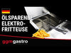 Frytkownica – elektryczna – 25 L – 14,2 kW – z systemem filtrowania oleju