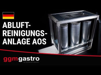 System oczyszczania powietrza wywiewanego - bez silnika – 1400 m³ – z filtrem wstępnym i filtrem z węglem aktywnym