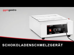 Urządzenie do topienia czekolady - 2x 1/3 GN - 1,5 kW - w zestawie 2 pokrywki i 2 pojemniki GN 1/3 - Prime Gastro