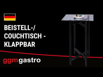 Stolik boczny/ kawowy - składany - 50 x 120 cm - Prime Gastro