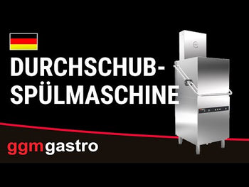 Zmywarka kapturowa - Cyfrowa - 8,7 kW - z odzyskiem ciepła, detergentem, nabłyszczaczem & pompą spustową