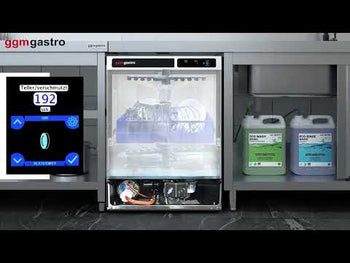 Zmywarka do naczyń - cyfrowa - 3,6 kW - z detergentem, nabłyszczaczem & pompą spustową