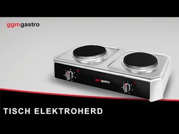 Kuchenka elektryczna stołowa - 4 kW - 2 okrągłe płyty - Prime Gastro