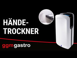 Suszarka do rąk z czujnikiem & lampą UV - Szara - Prime Gastro