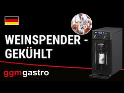 Wine dispenser - 2 climate zones - refrigerated - for 6 bottles of wine