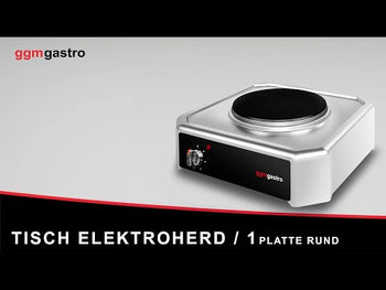 Kuchenka elektryczna stołowa - 2 kW - 1 okrągła płyta